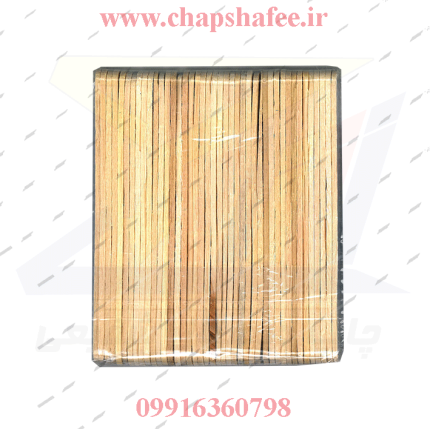 چوب بستنی باریک بسته ۴۰ عددی برای کارهای دستی و خلاقیت، ساخته شده از چوب طبیعی