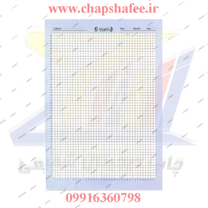 کاغذ شطرنجی نیم سانتی A4 با خطوط دقیق و منظم، مناسب برای طراحی، نقشه‌کشی و یادداشت‌برداری