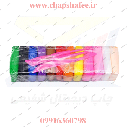 خمیر بازی سبک ۱۲ رنگ مدل Super Light به همراه ۳ ابزار مجسمه‌سازی