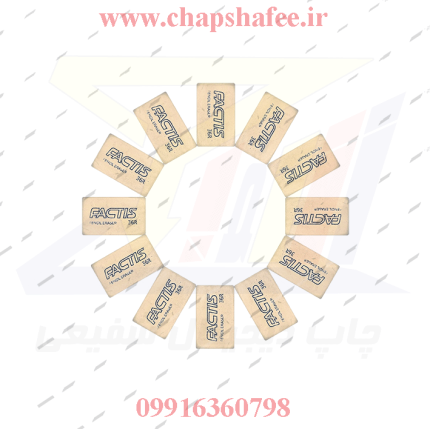 پاک‌کن خمیری بزرگ فکتیس با ابعاد 3.7 در 2.3 سانتی‌متر برای طراحی و نقاشی